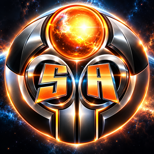 Super Aliens emblem with the letters SA